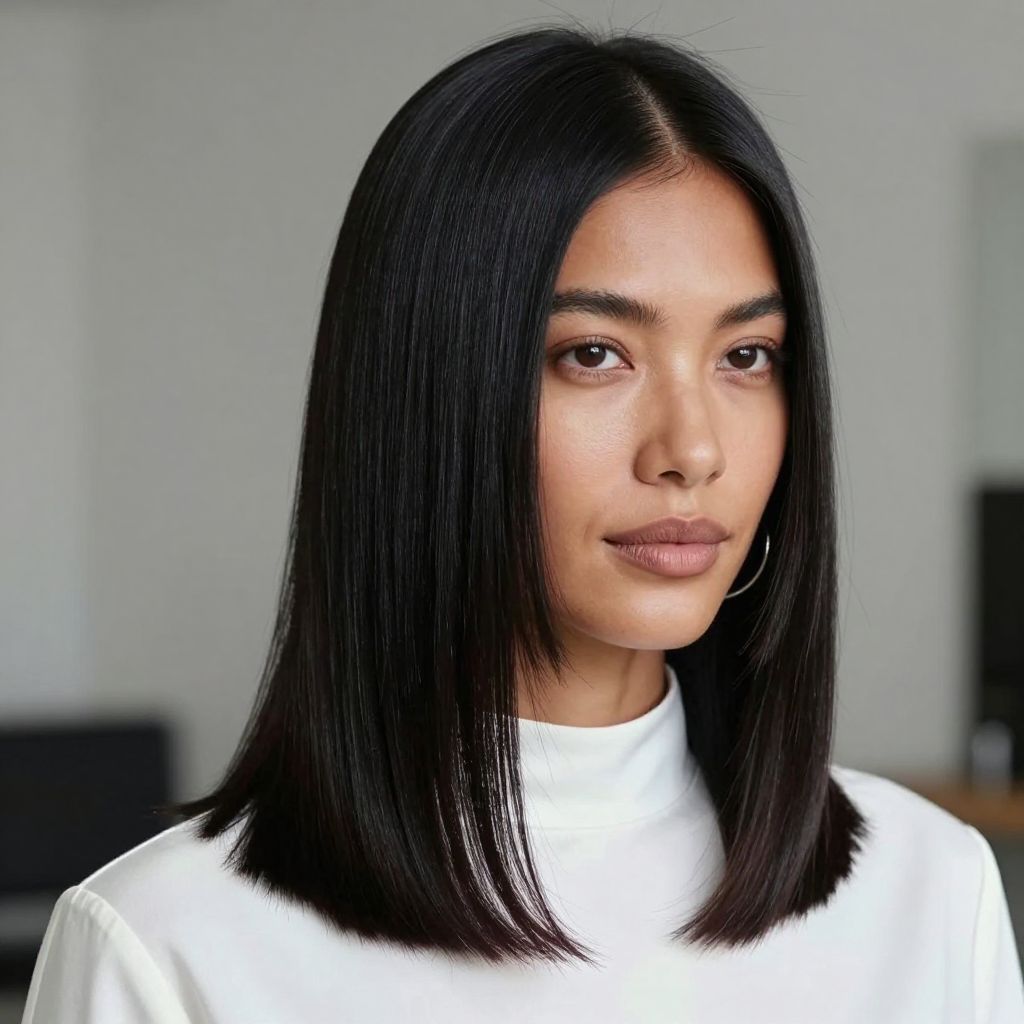 Sleek Straight with Blunt Ends