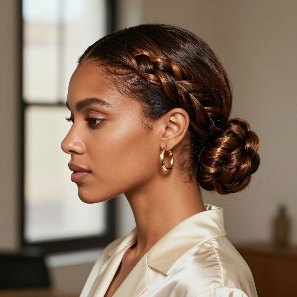 Flat Twist Updo