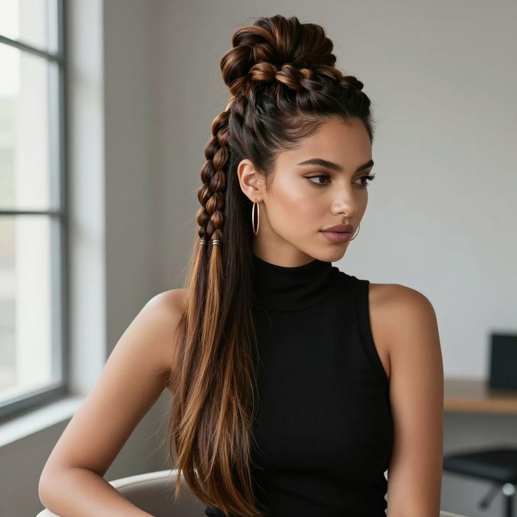 Braided Top Knot