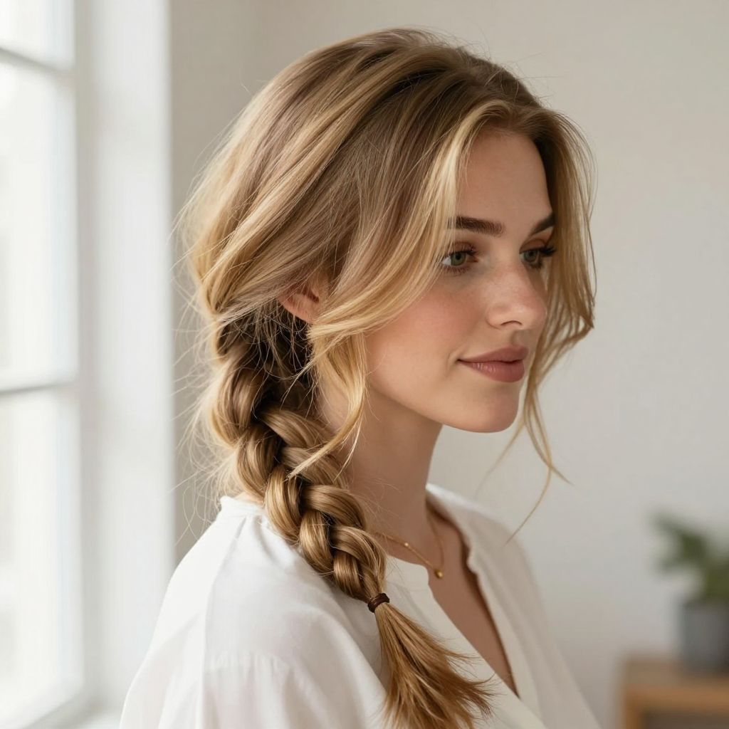 Half-Up Braid Twist