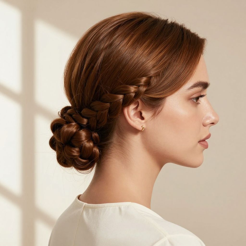 Braided Low Bun