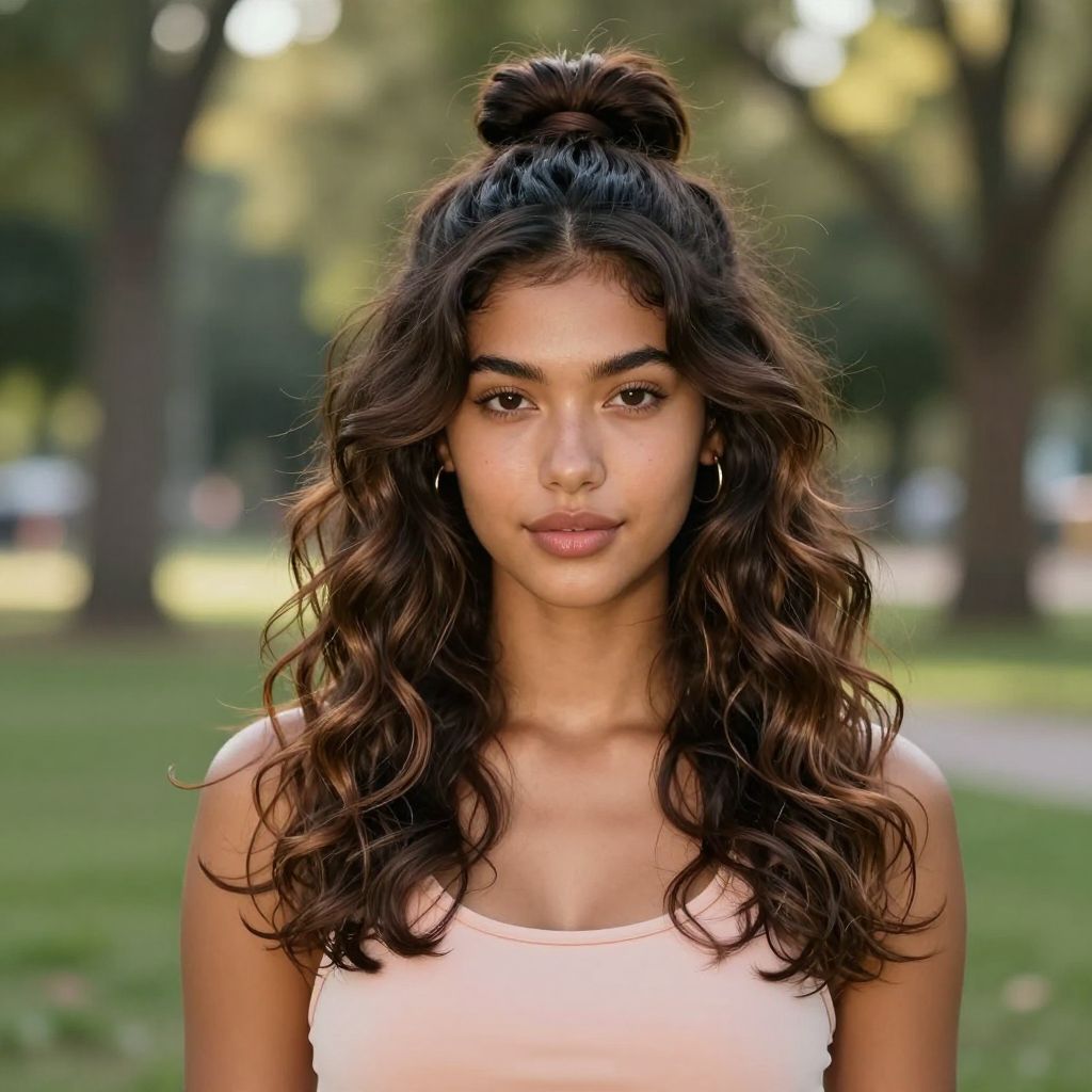Half-Up Top Knot