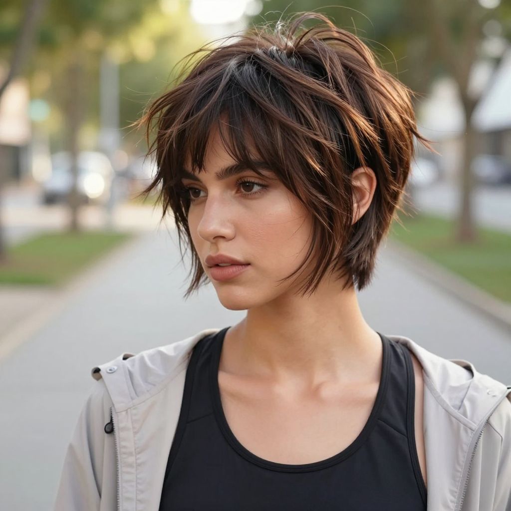 Pixie Cut with Textured Finish