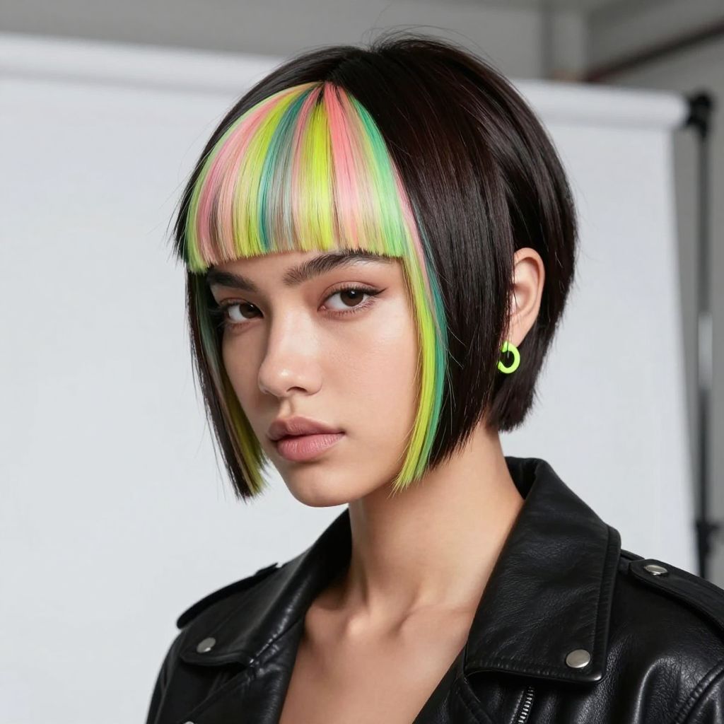 Color Blocked Queen Cut