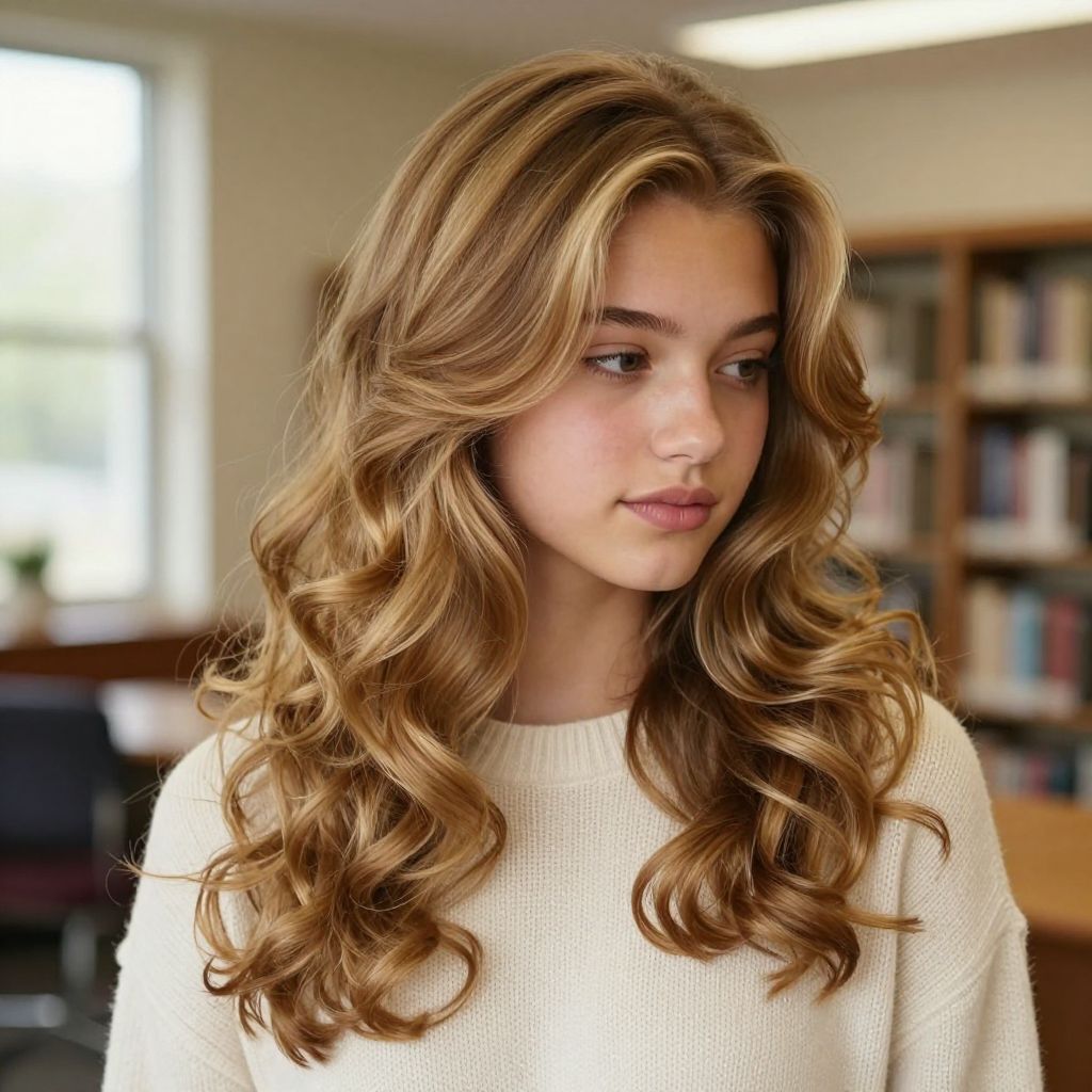 Side Swept Curls