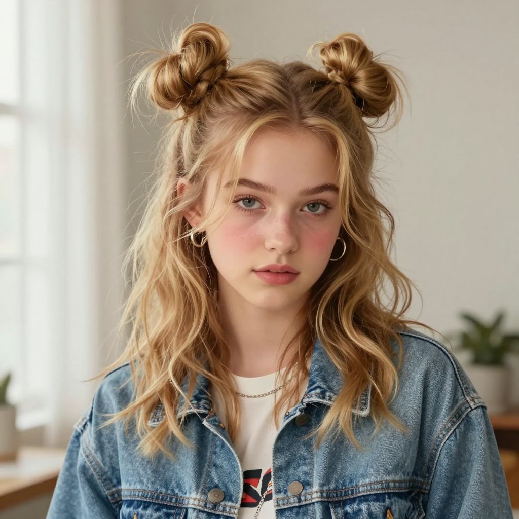 Playful Space Buns