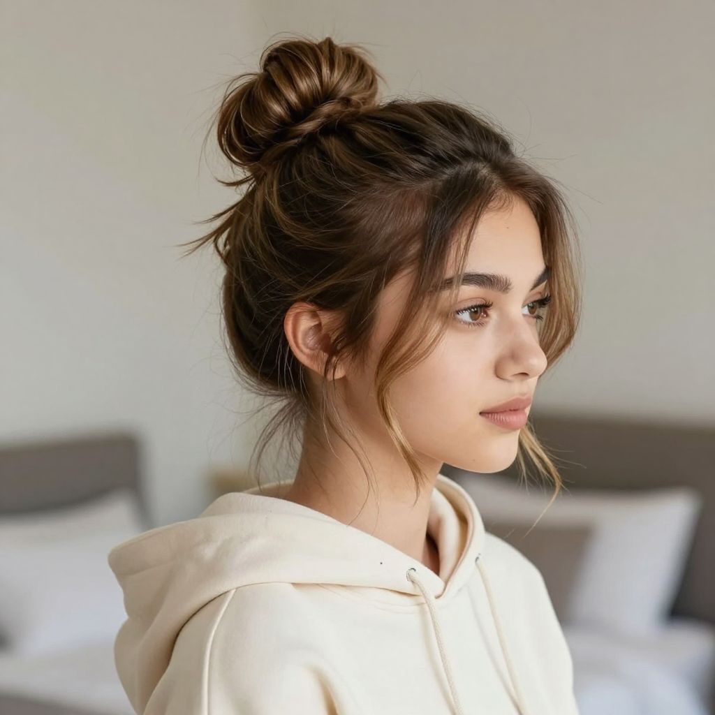 Loose High Bun