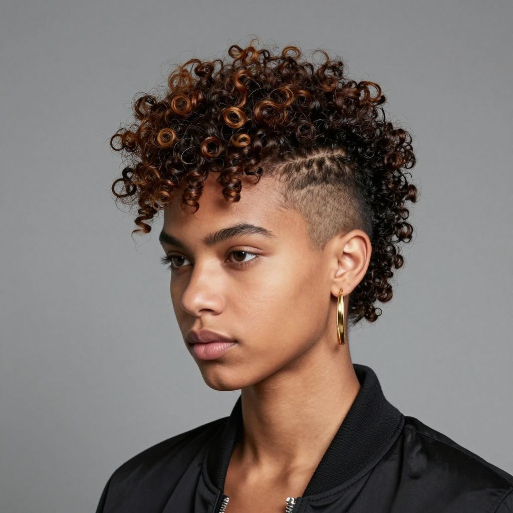 Curly Mohawk Variation