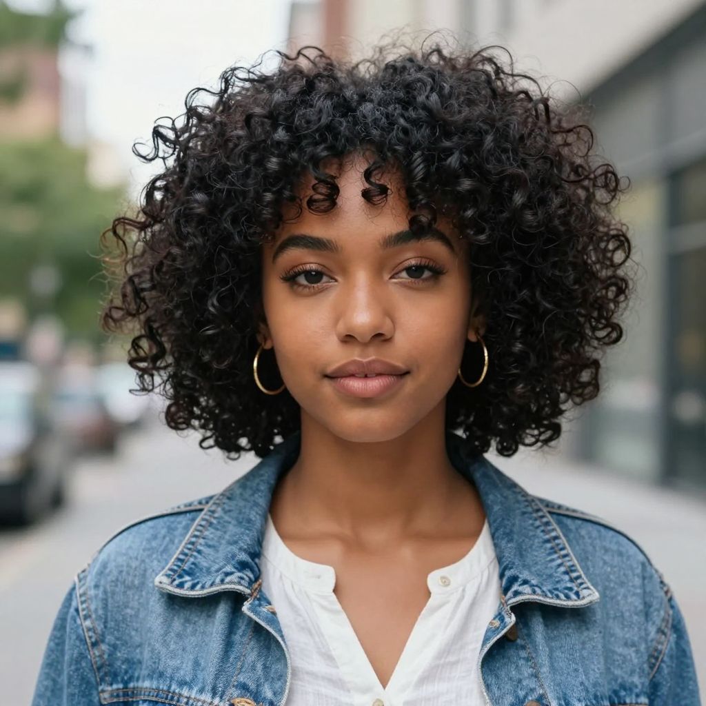 Tousled Short Afro