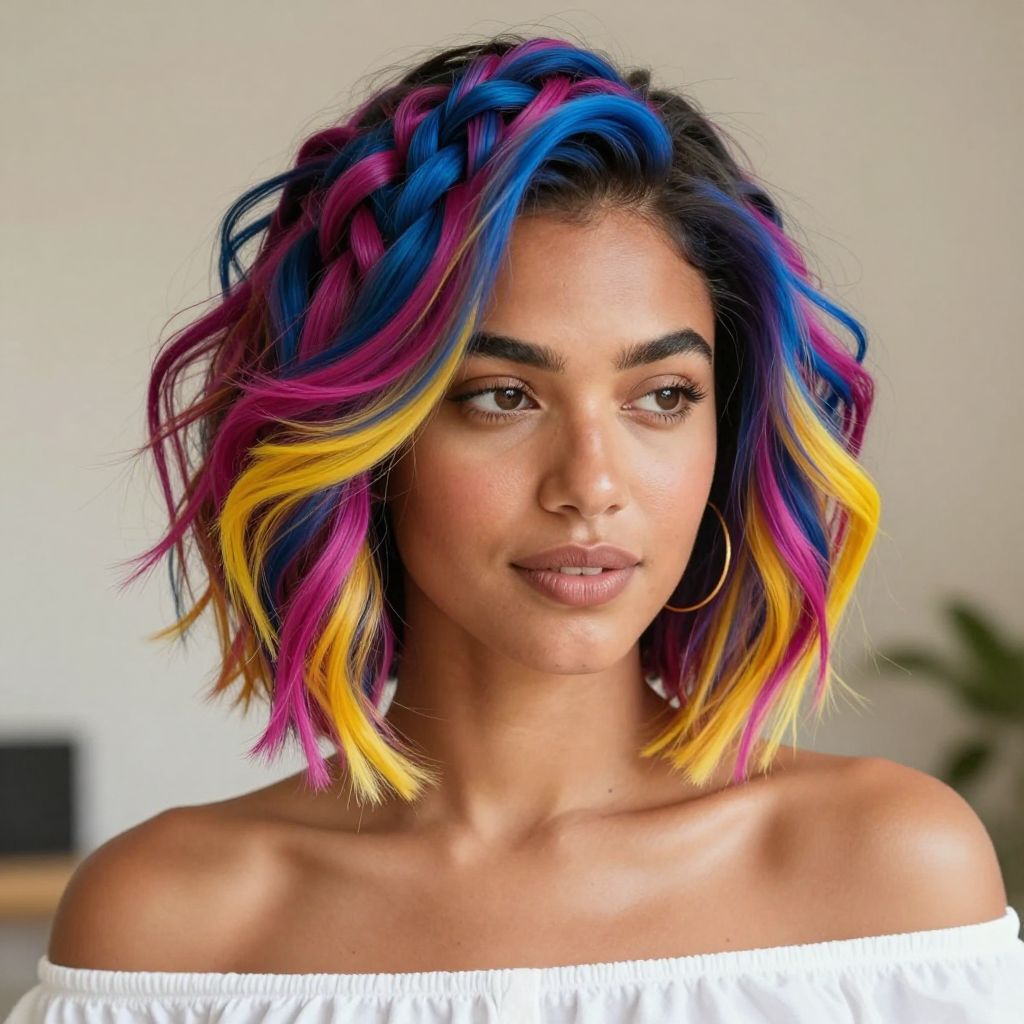 Mini Twists with Colorful Tips