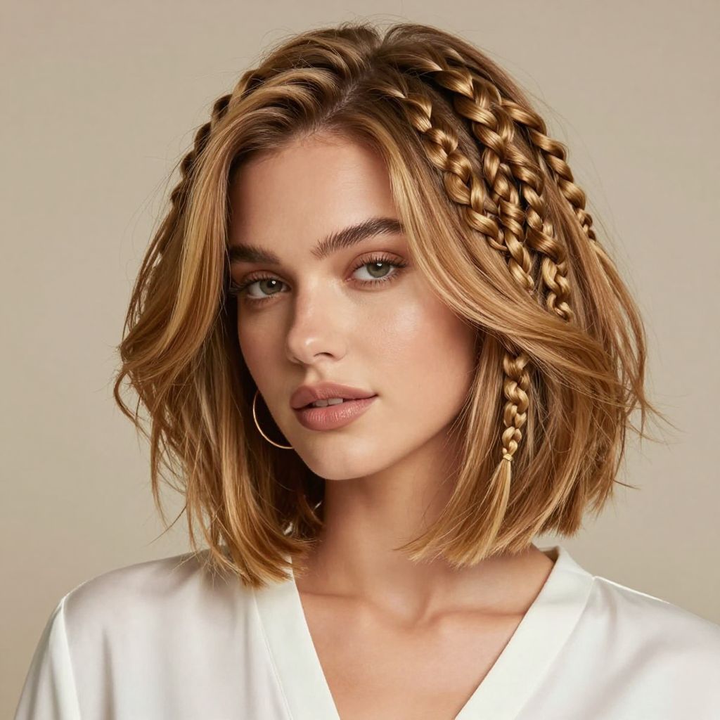 Twisted Bob Braids