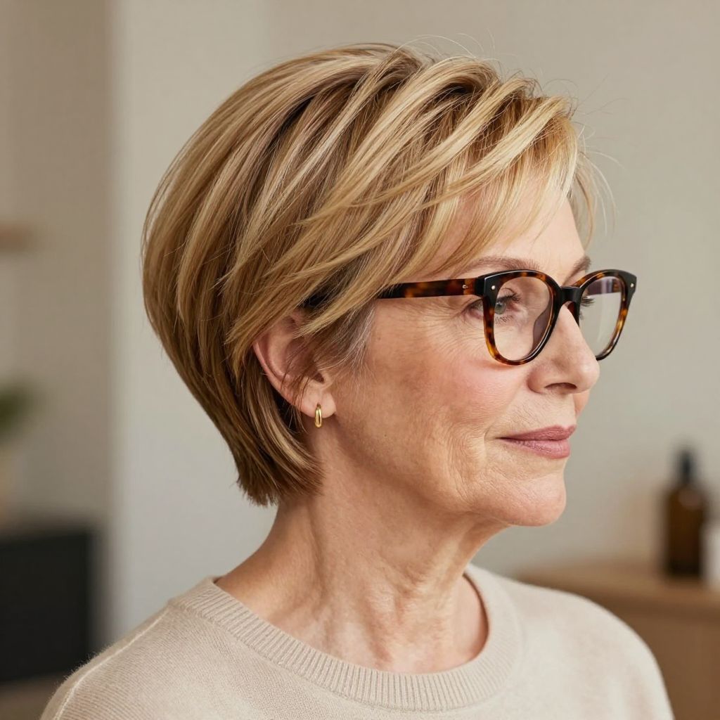 Close-Cropped Cut with Soft Crown Volume
