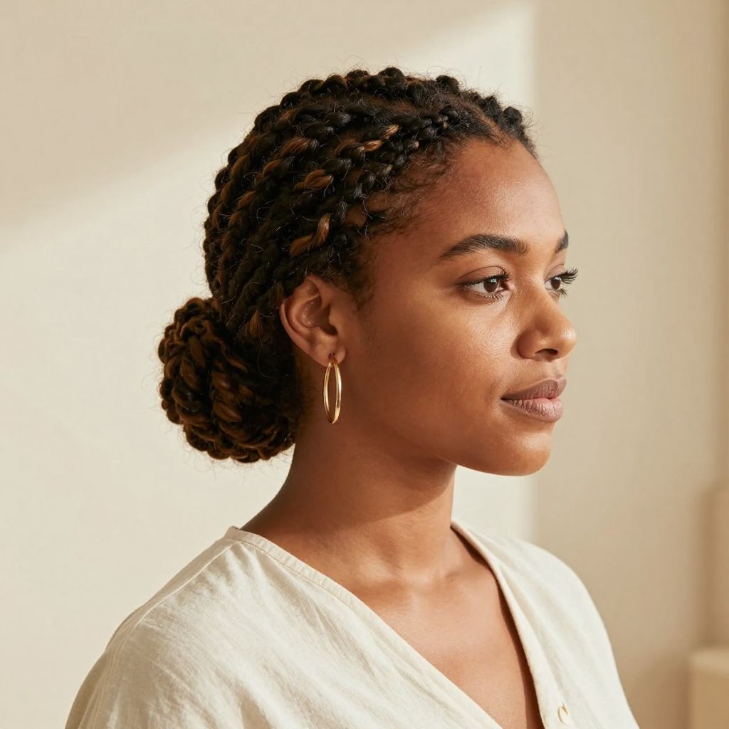 The Side Bun Chic