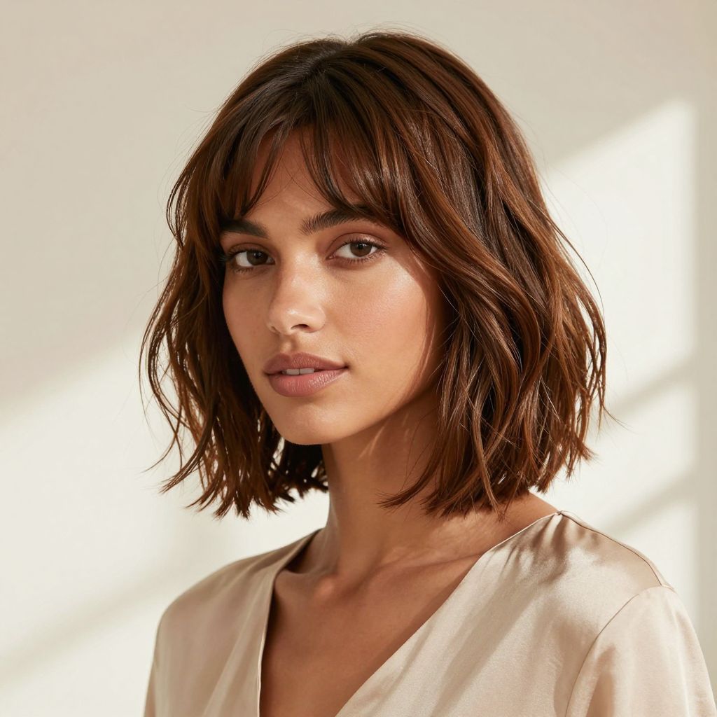 Soft Locs with Bangs