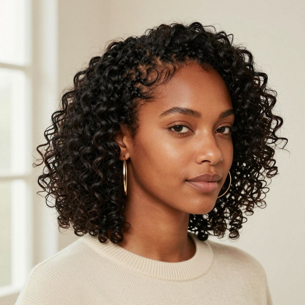 The Curly Top Short Locs