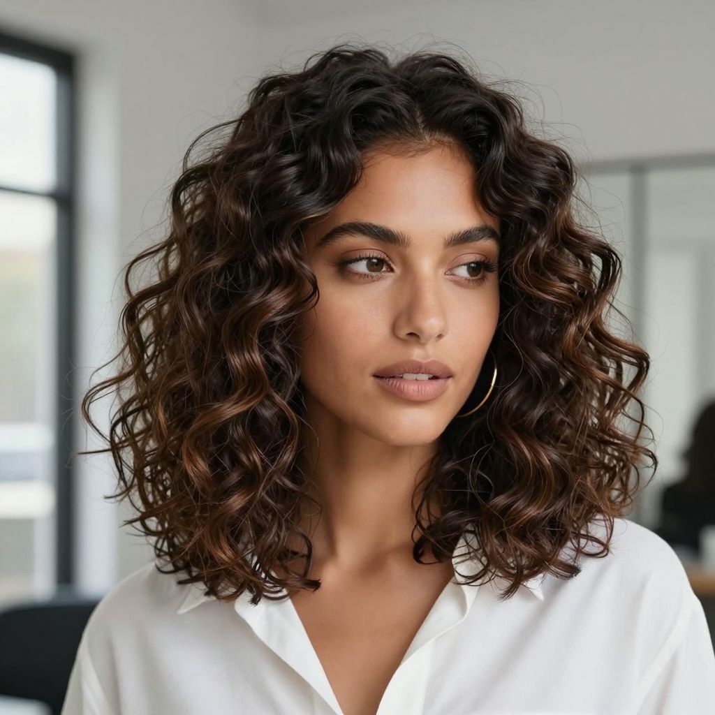 Layered Twist Out Bob