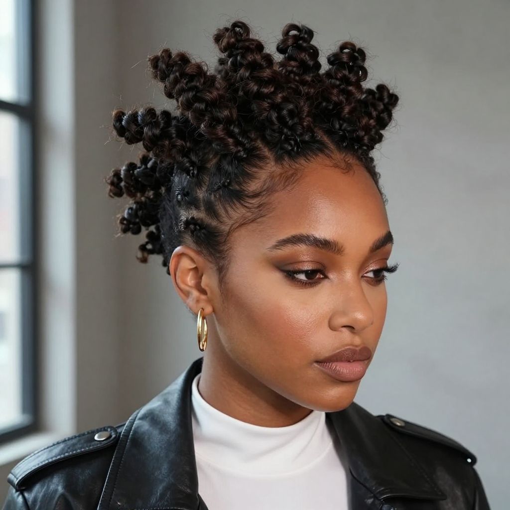 Bold Twisted Faux Hawk