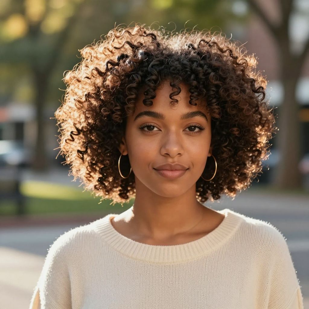 Fluffy Short Twisted Afro