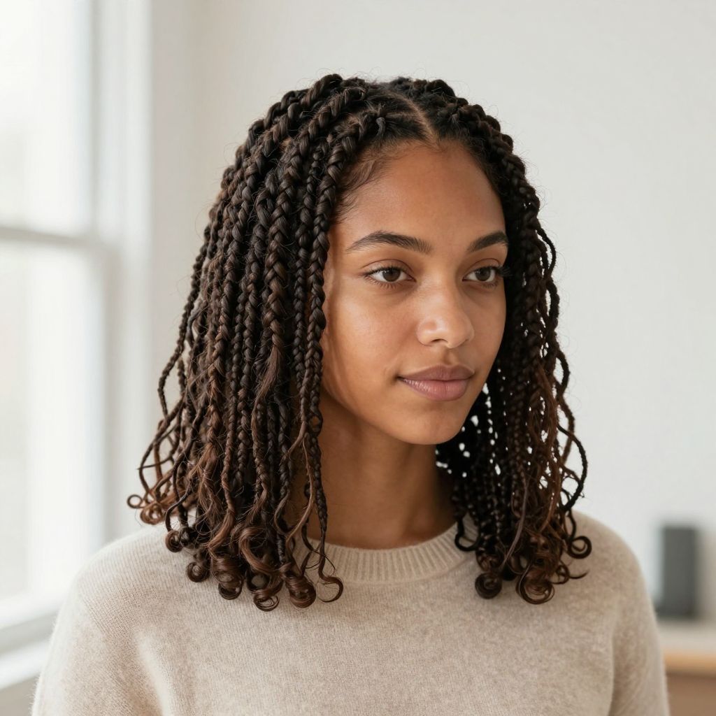 Soft Locs Half Crown Twist