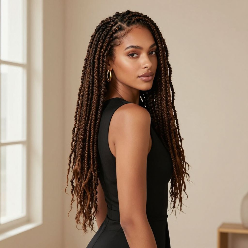 Side Swept Soft Locs