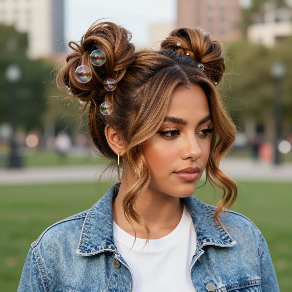 Bubble Space Buns