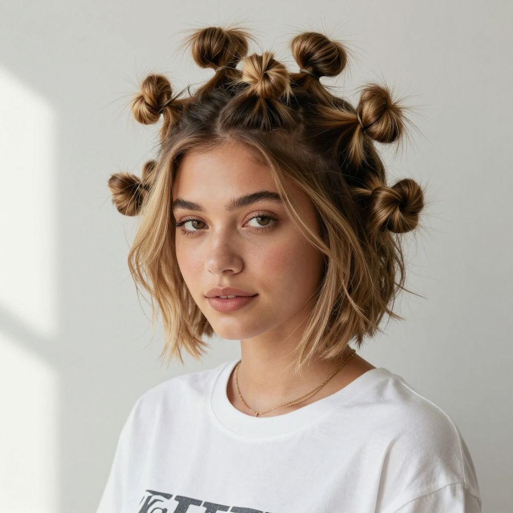 Mini Space Buns All Over