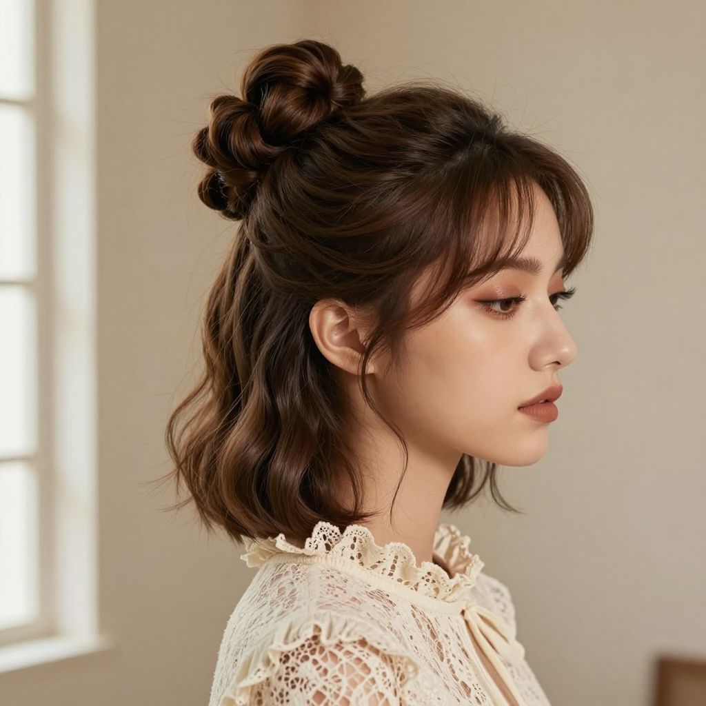Twisted Space Buns