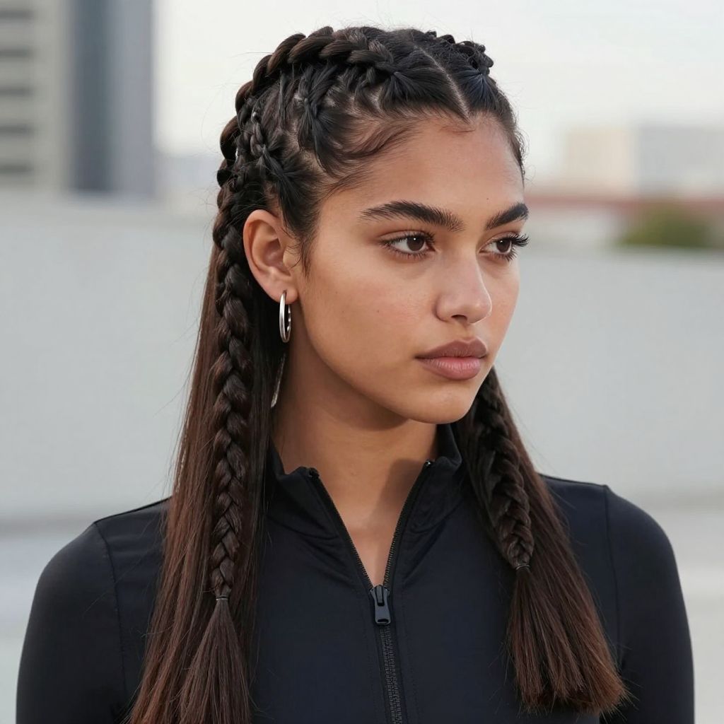 Double Dutch Braids