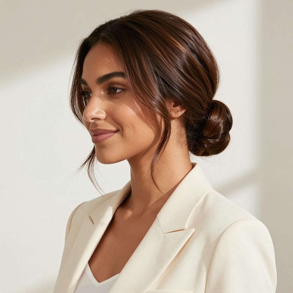 The Effortless Low Bun