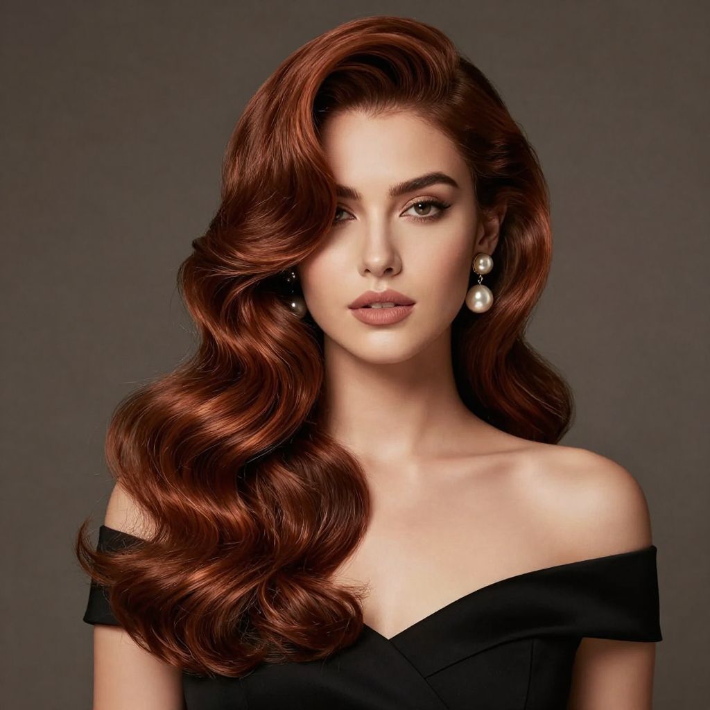 Side-Swept Vintage Waves