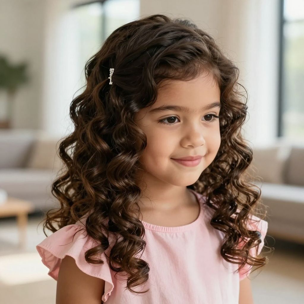 Side Swept Curls