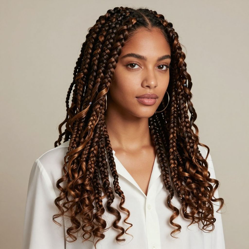 Long Layered Twist Drama