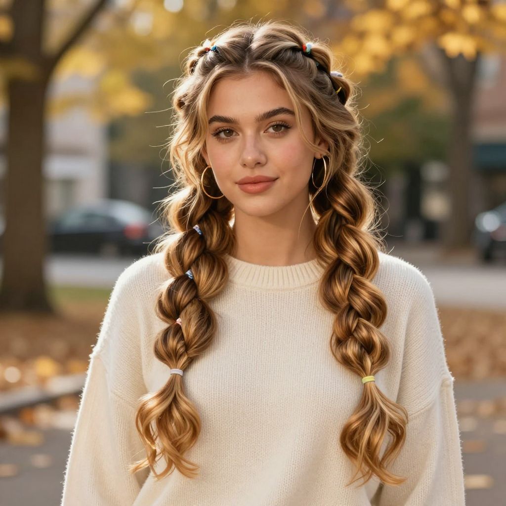 Bubble Two Braids