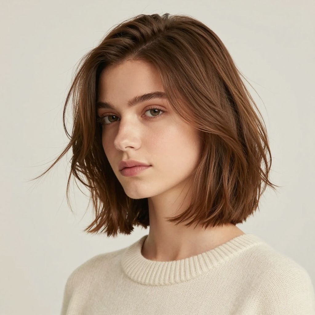 Short Bob with Wispy Ends