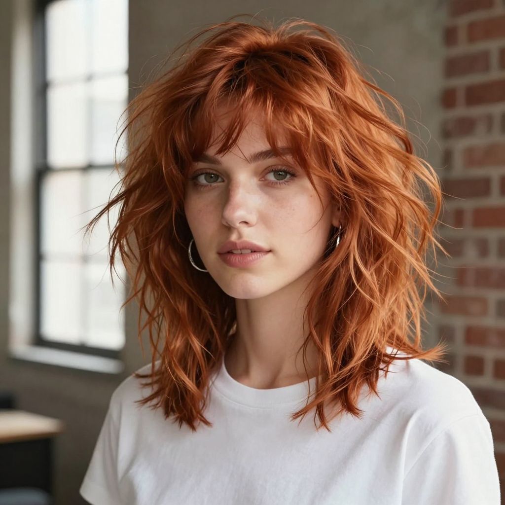 Tousled Shag Cut