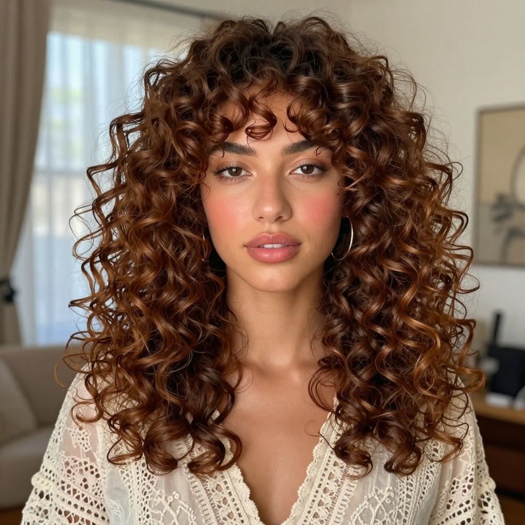 Voluminous Curly Halo