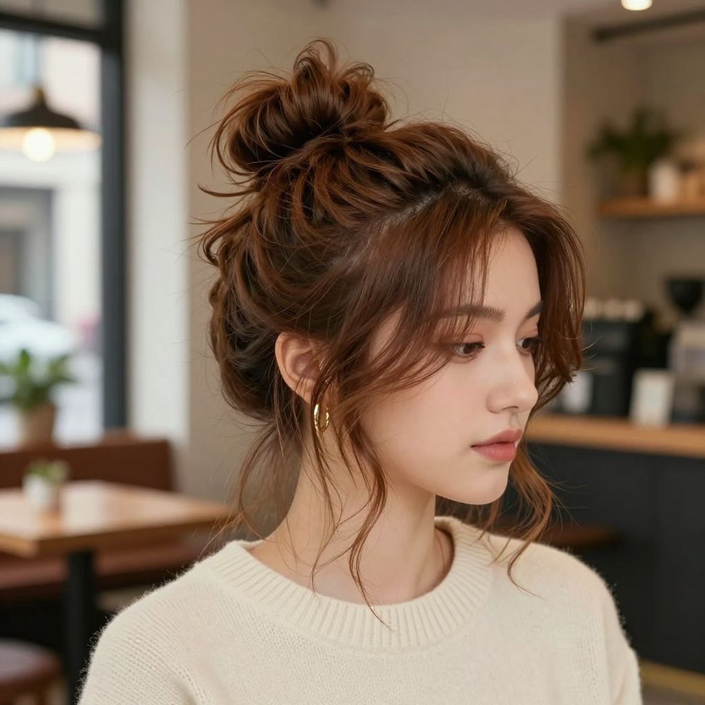 Messy Textured Bun