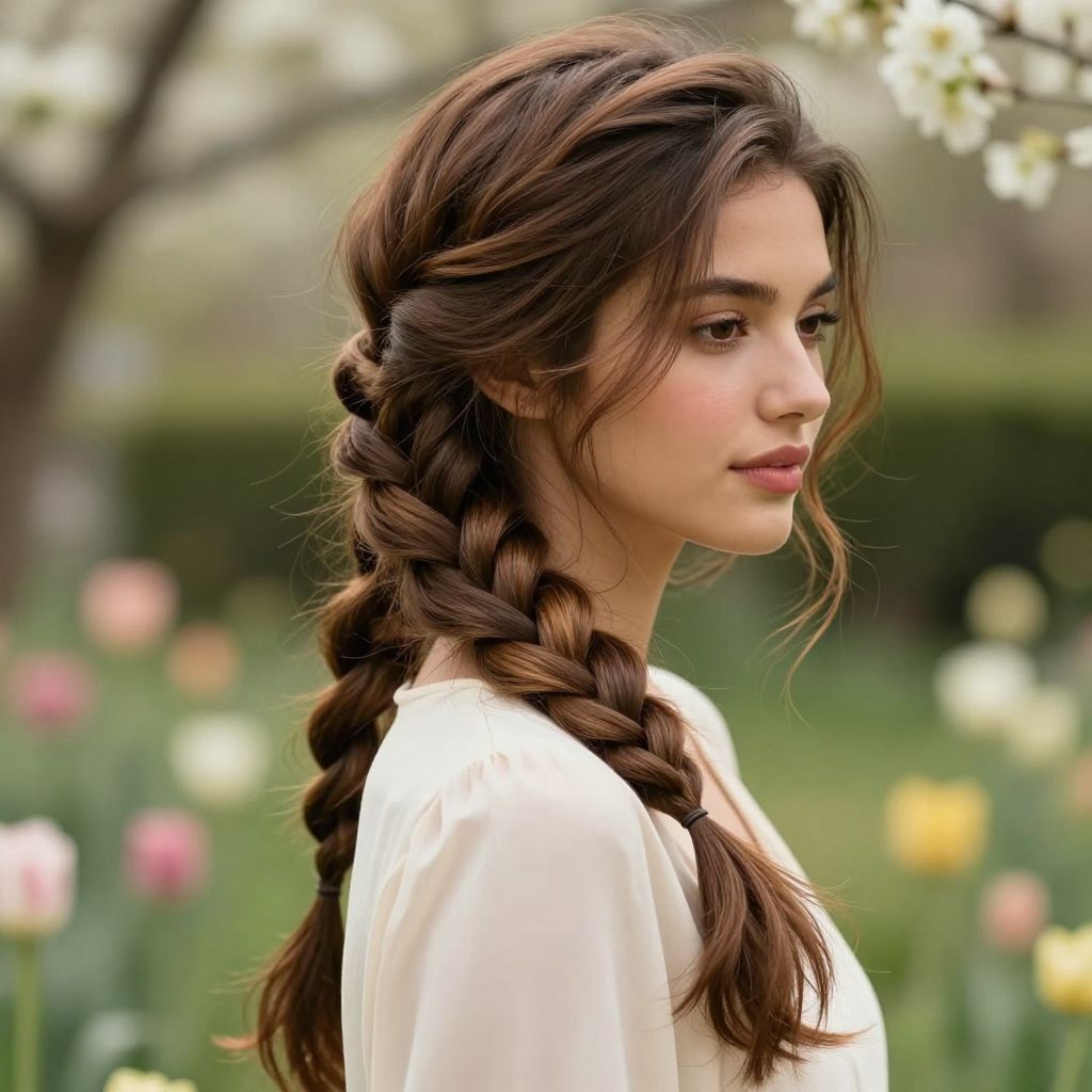 Romantic Loose Fishtail Braid