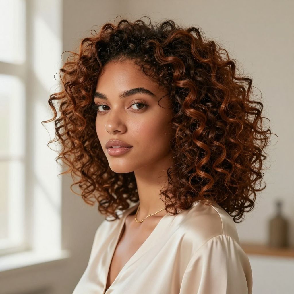 Voluminous Curly Updo