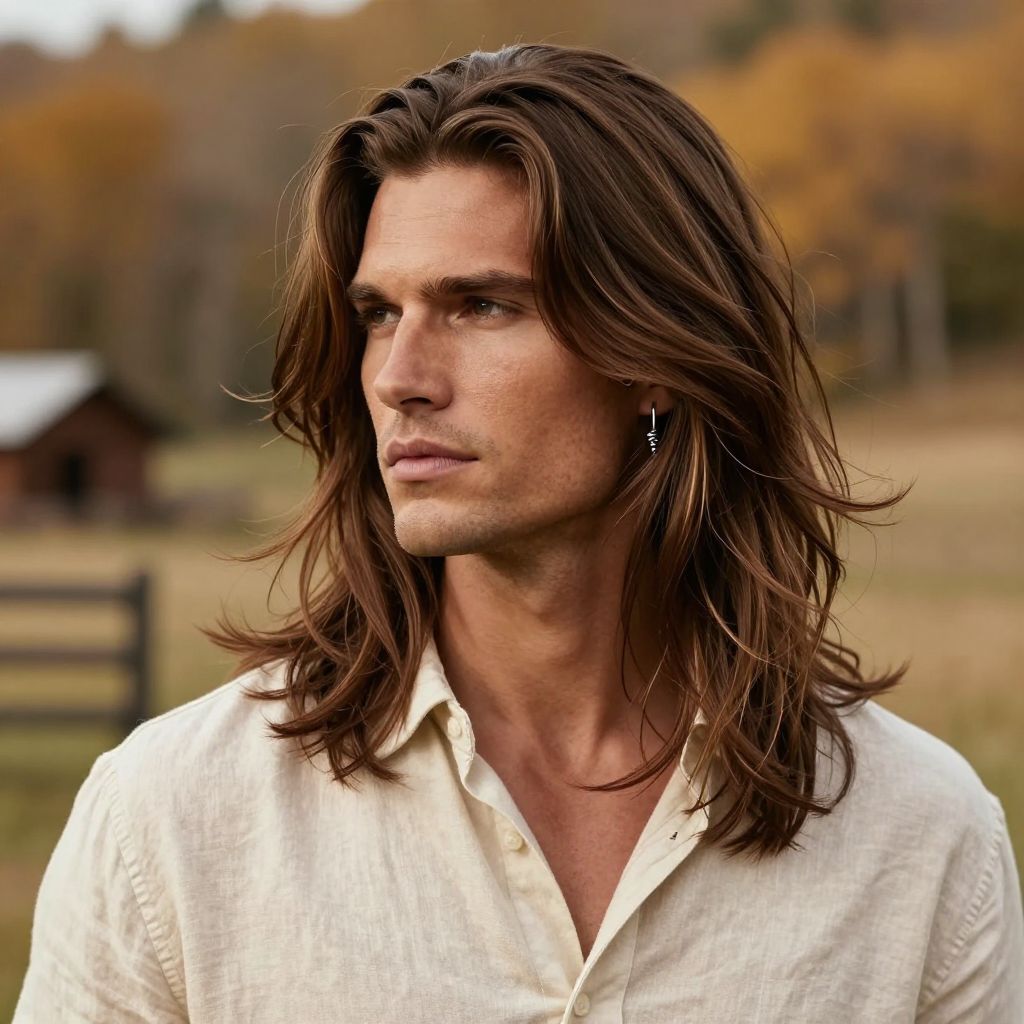 The Viking Shoulder-Length Flow