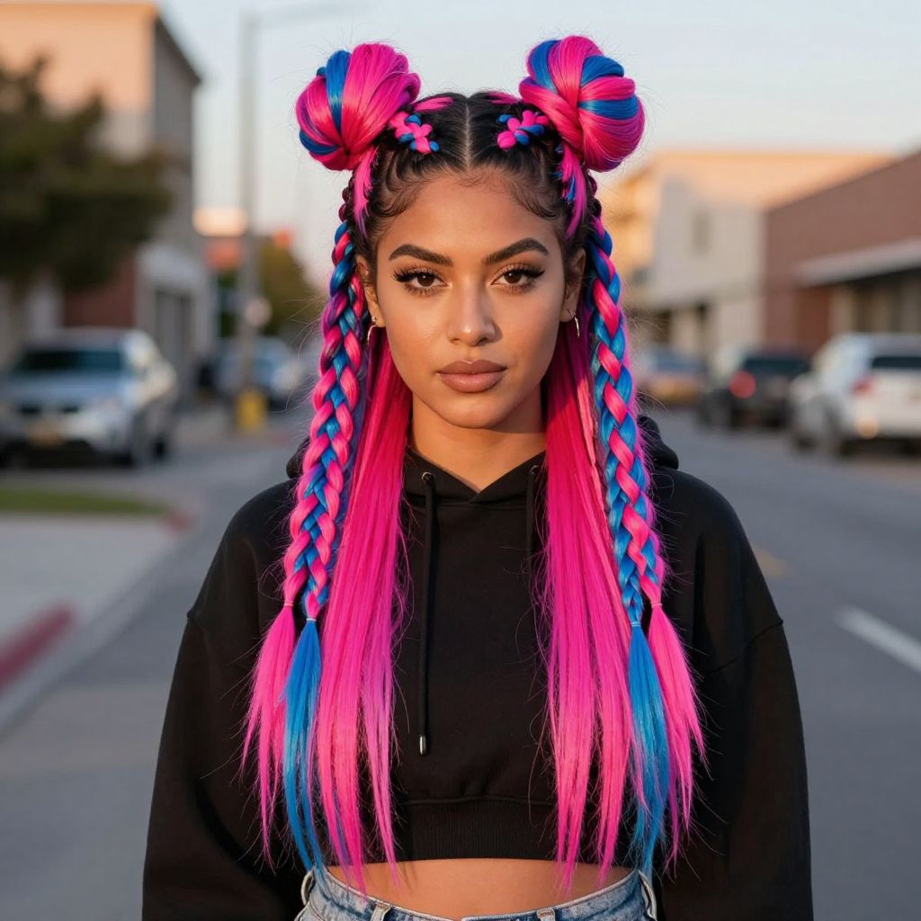 The Space Buns with a Twist