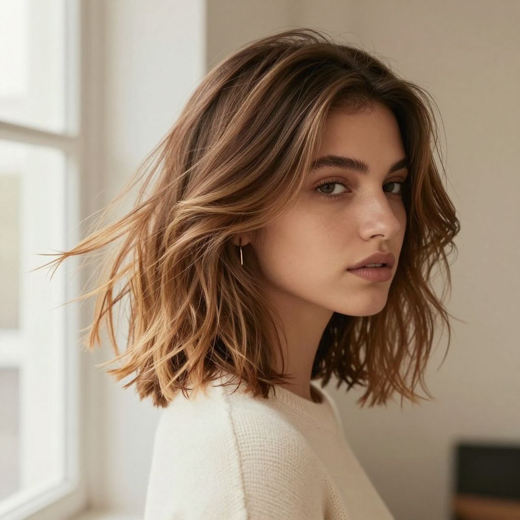 The Asymmetrical Feathered Cut
