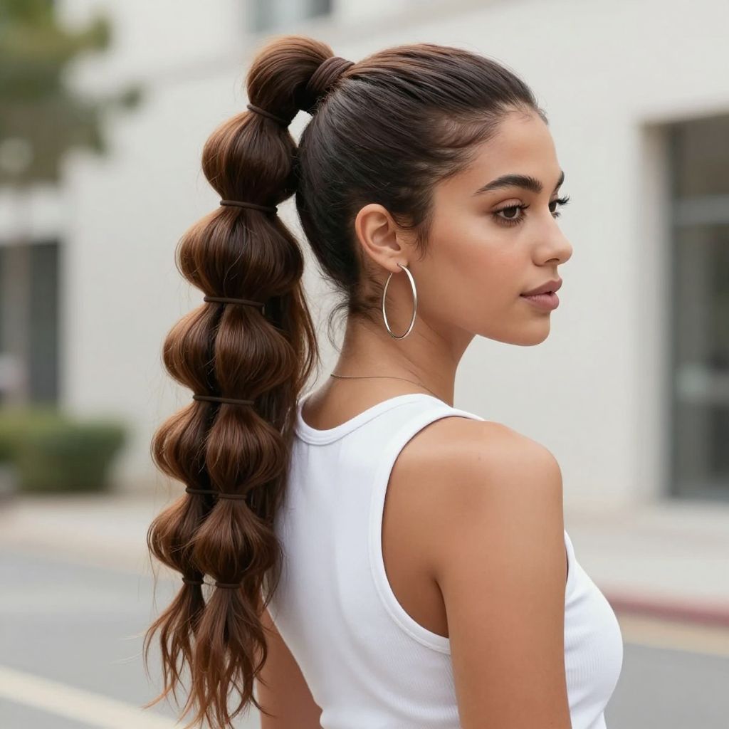 The Bubble Ponytail Experiment