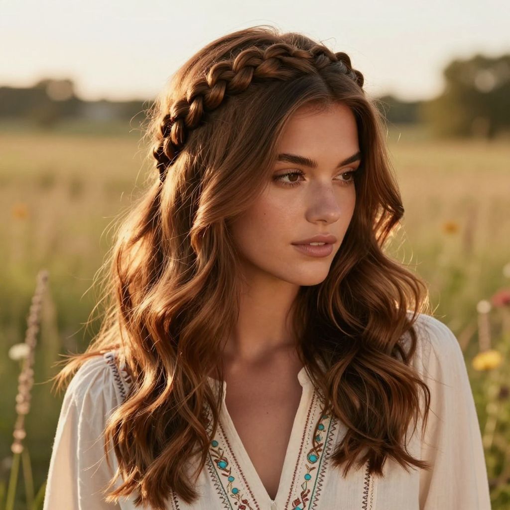 Classic Western Braided Crown