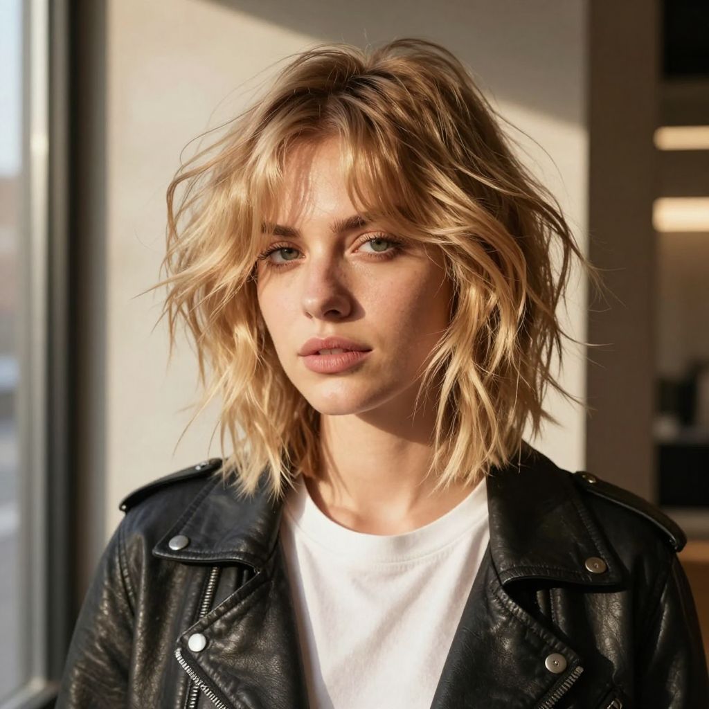 Choppy Shag Cut