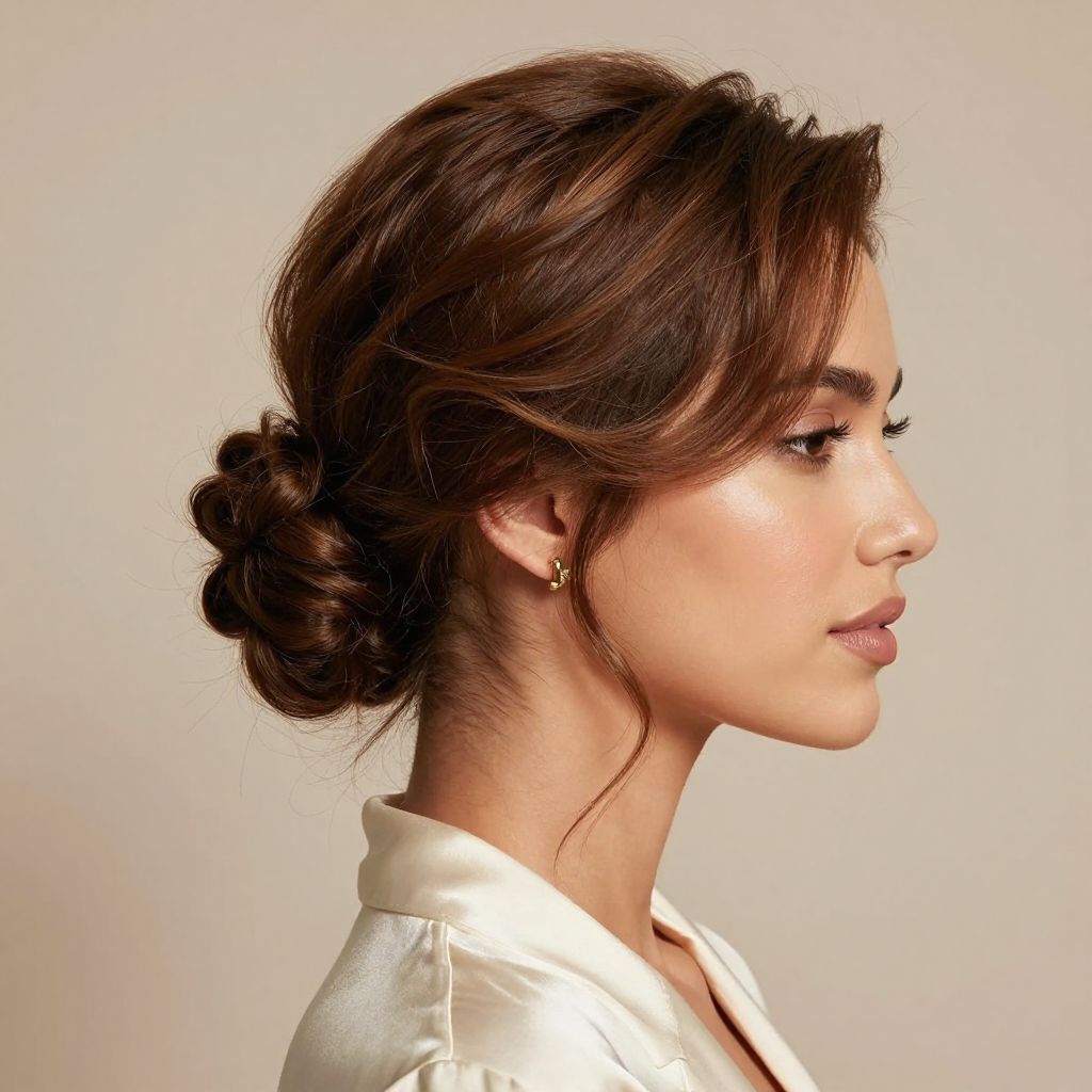 The Voluminous Low Bun
