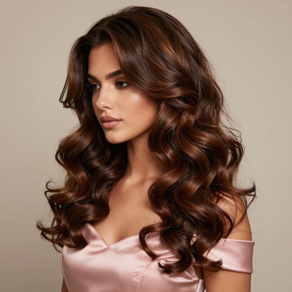 Twisted Side Swept Curls