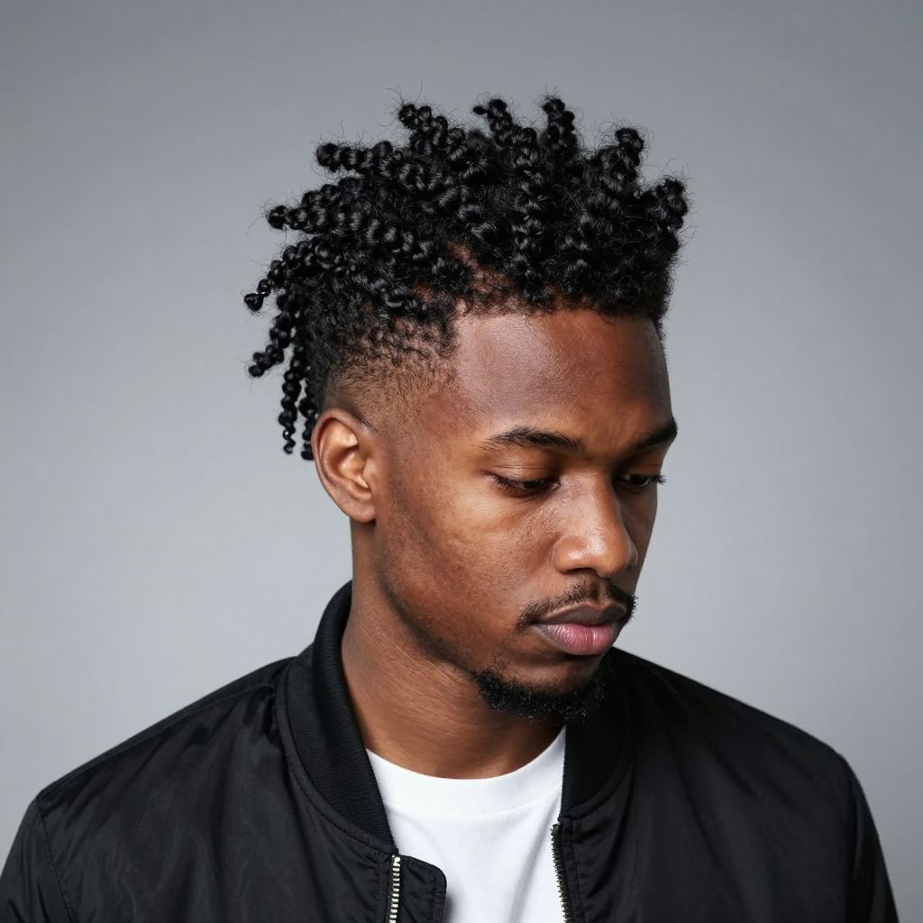 Twisted Faux Hawk
