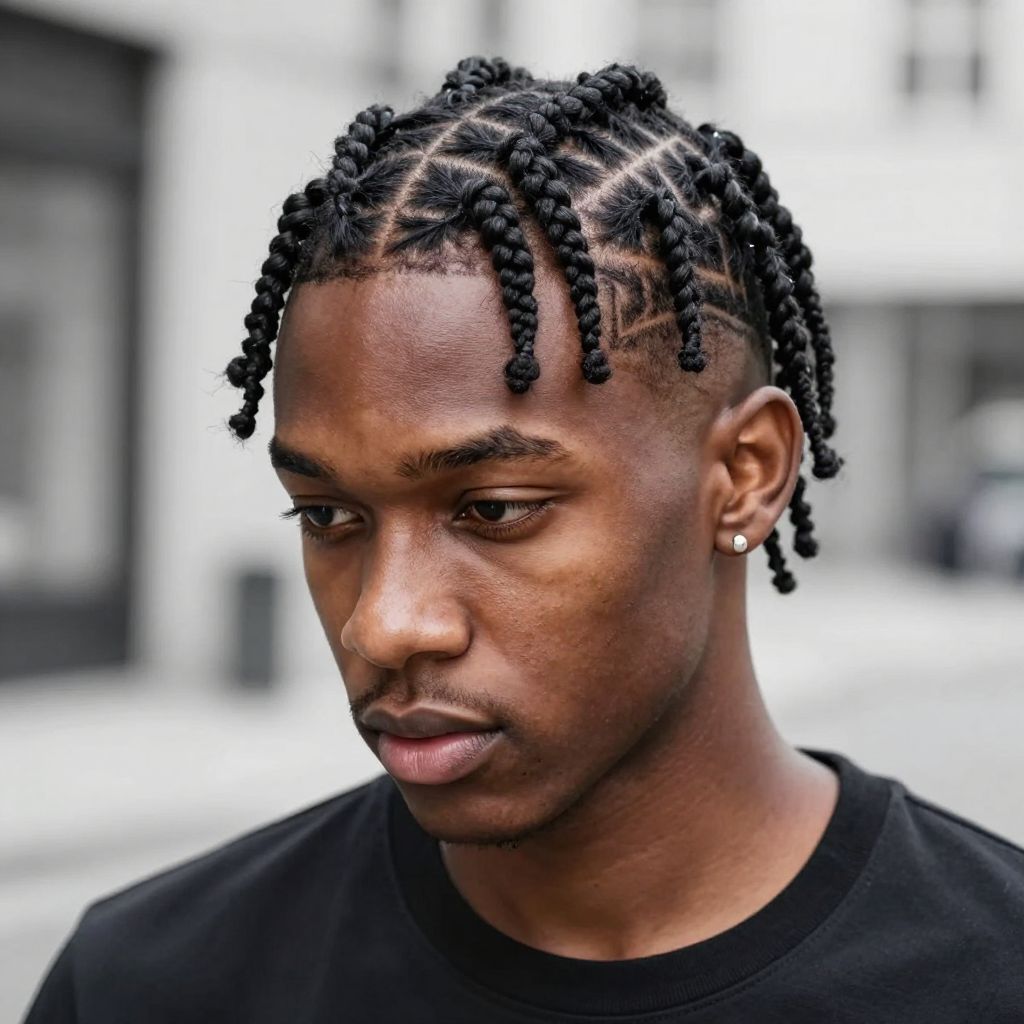 Short Twists with Line Design