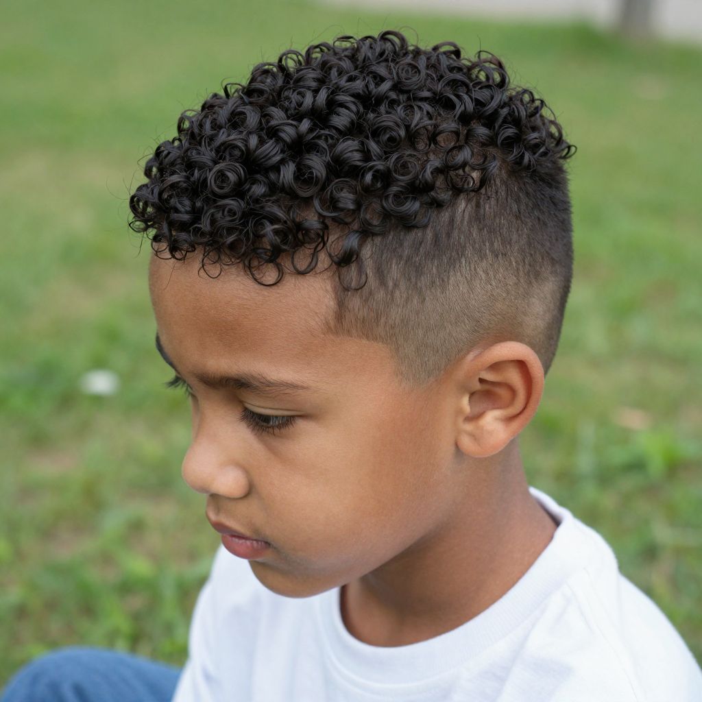 The Short Curly Buzz
